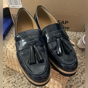 Navy Blue Franco Sarto Carolynn Loafers